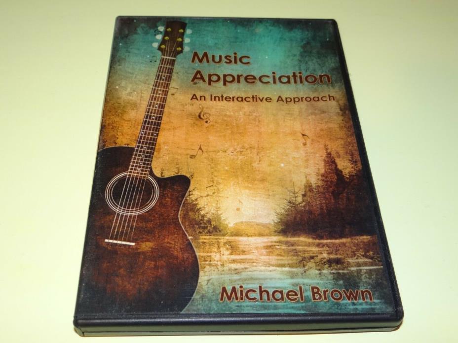 Music Appreciation: An Interactive Approach by Michael Brown 2014 CD-ROM Rare