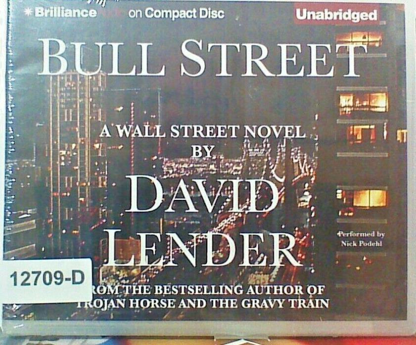 NEW *Sealed* AUDIO BOOK on CDs BULL STREET David Lender 02