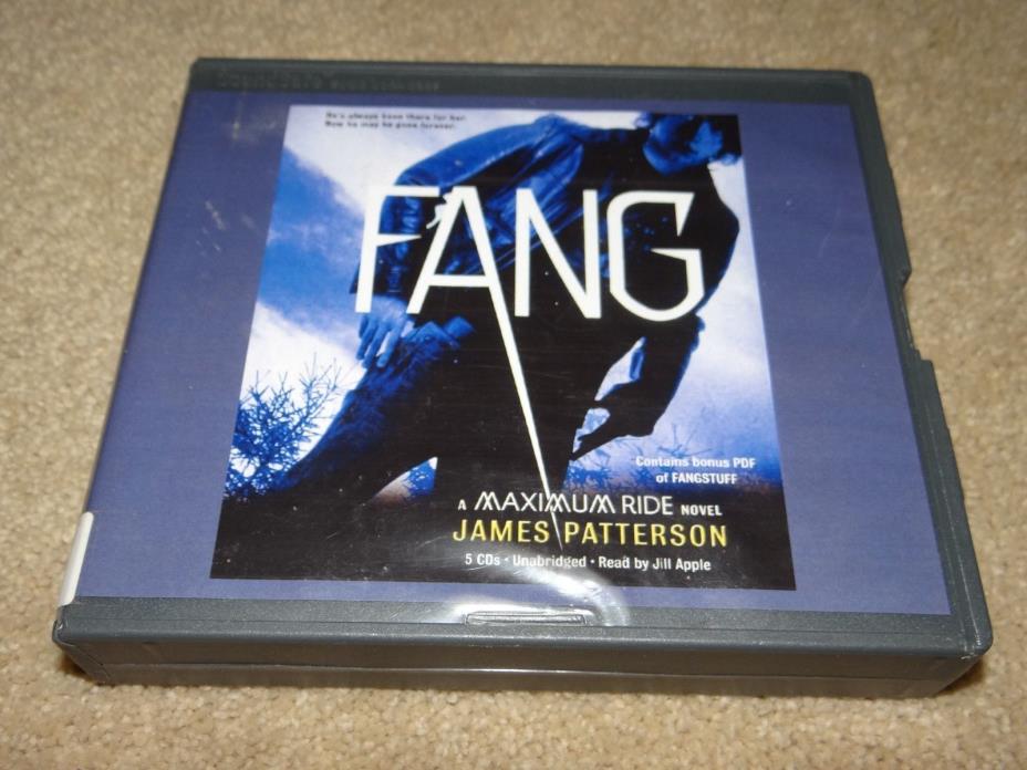 Fang - A Maximum Ride Novel #6 by JAMES PATTERSON Unabridged 6 Disc Audiobook CD