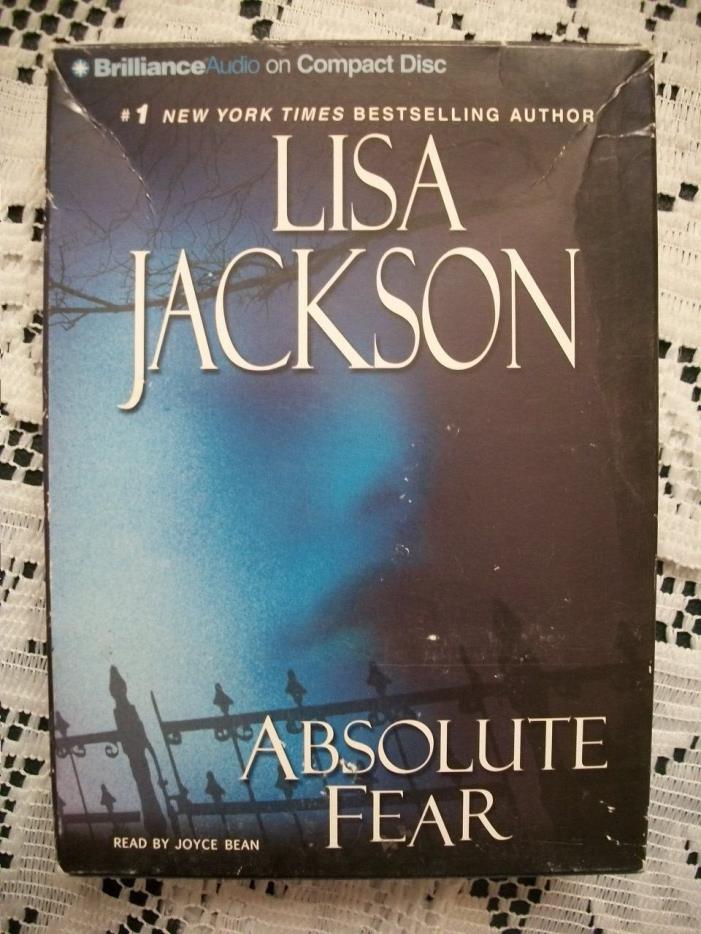 Absolute Fear by Lisa Jackson (2007, CD, Abridged Audiobook) Approx 6 hrs