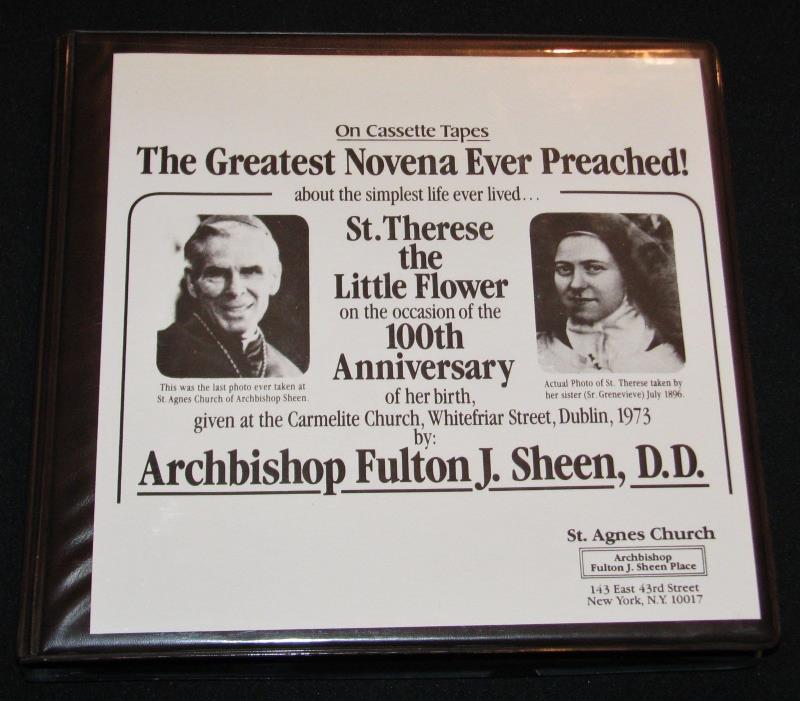 Fulton J. Sheen~ Greatest Novena Ever Preached~ St. Therese Little Flower~ Tapes