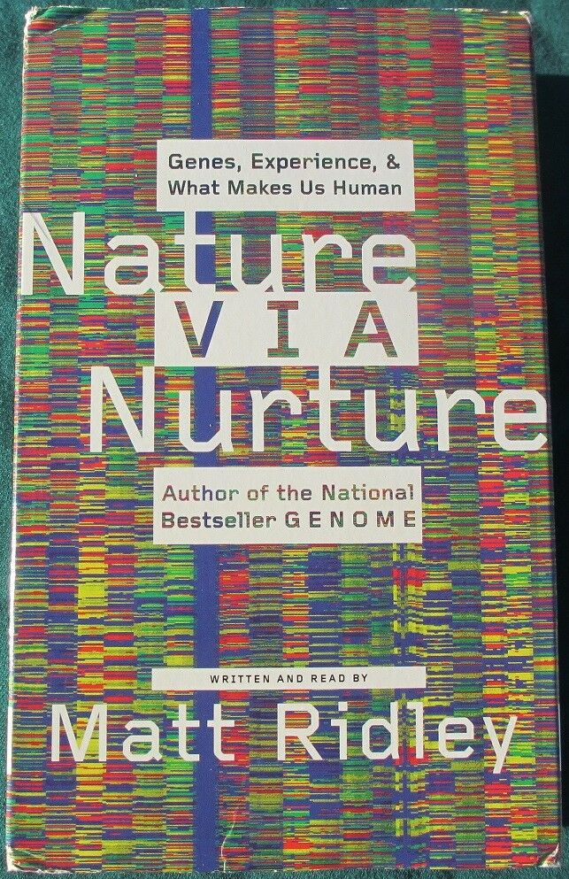 EUC Nature Via Nurture by Matt Ridley Audiobook Audio Book Cassette Tapes