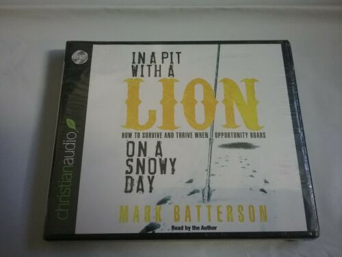 In a Pit with a Lion on a Snowy Day AUDIOBOOK 4 CDs