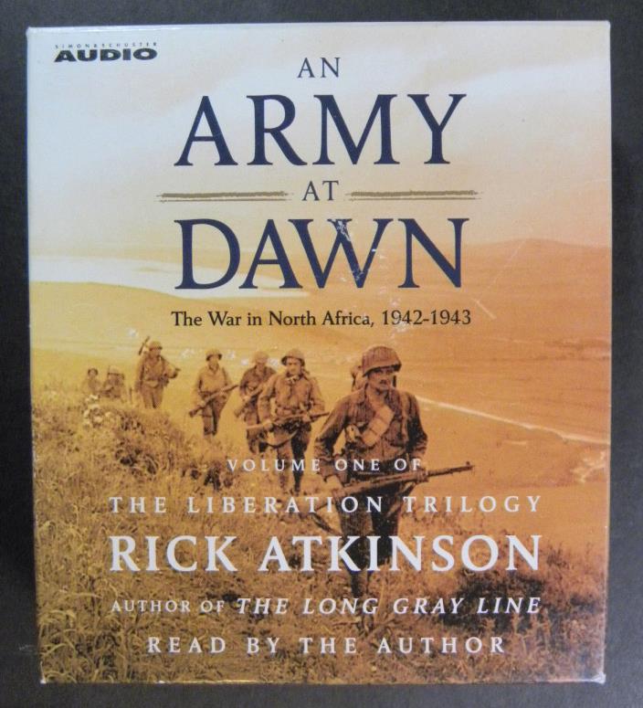 An ARMY At DAWN War in North Africa 1942-1943 WWII Audio CD by Rick Atkinson