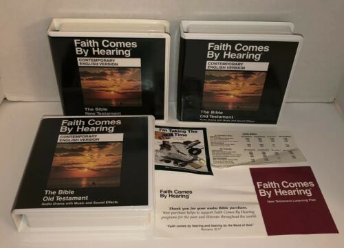 FAITH COMES BY HEARING Contemporary English Version 59 CDs THE BIBLE Audio Drama