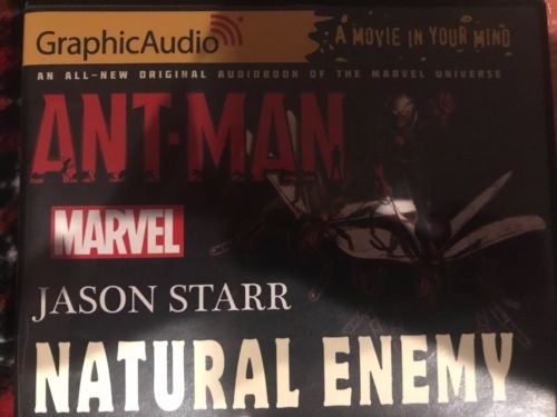 ANT-MAN:Natural Enemy Jason Starr / Full Cast Unabridged Graphic Audio 5-CD