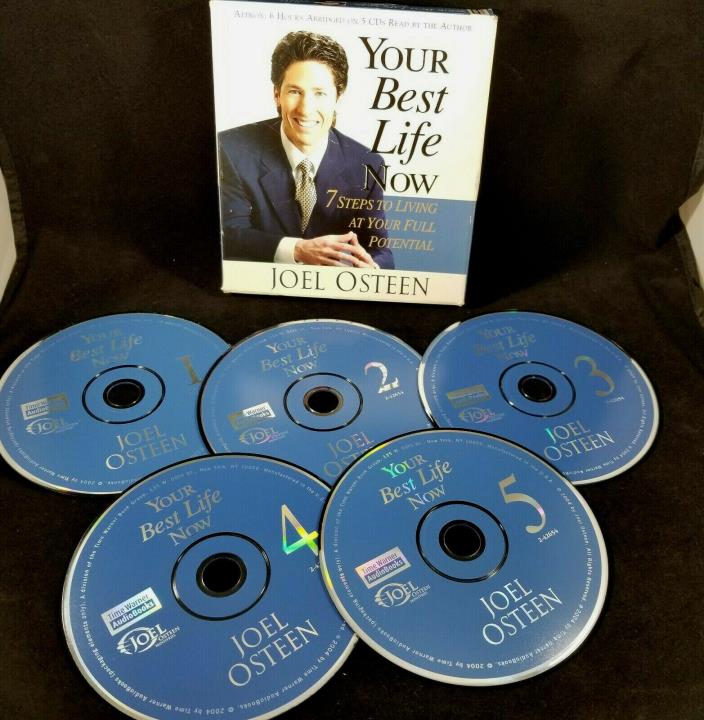 Your Best Life Now Audio Book on 5 CD Set Read By Pastor Joel Osteen