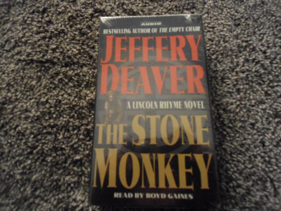 The Stone Monkey A Lincoln Rhyme Novel By Jeffery Deaver On Audio Cassette NEW