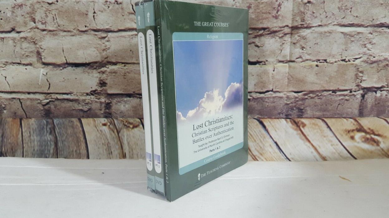 New Sealed The Great Courses Lost Christianities Part 1&2, and guidebook