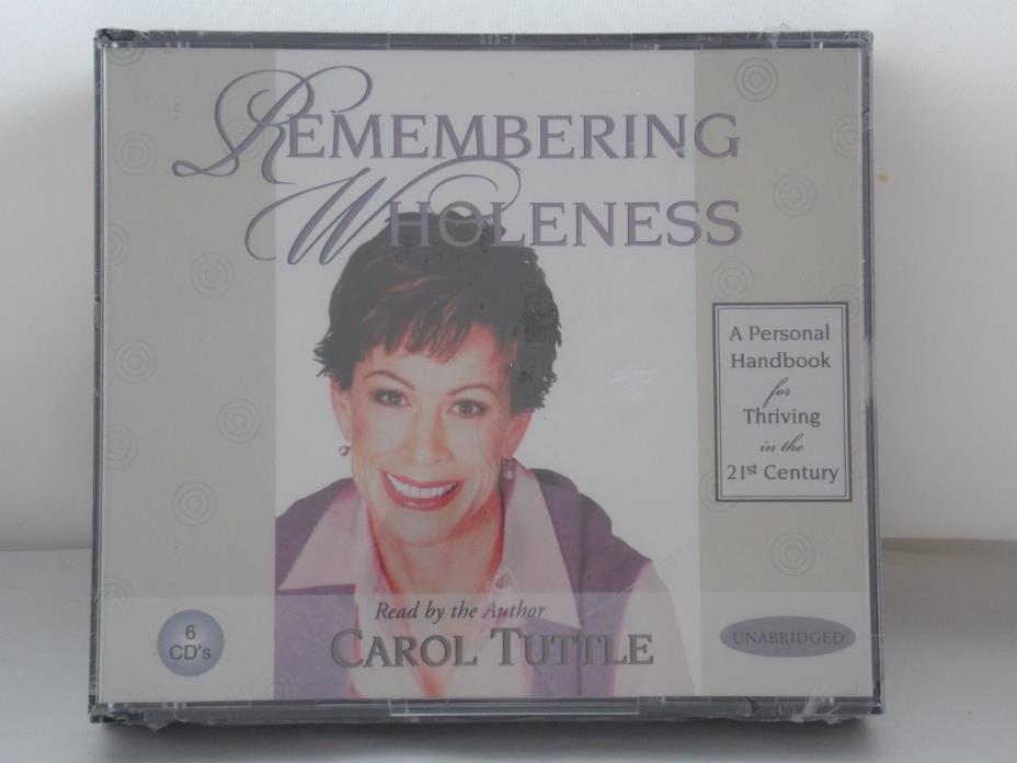NEW. Remembering Wholeness. Unabridged AudioBook. Book on 6 Audio CD Discs. RARE