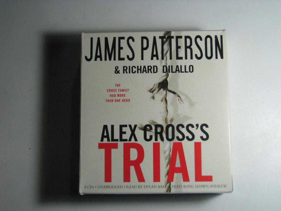 Alex Cross's TRIAL by James PATTERSON & Richard Dilallo 2009 8 CDs Unabridged