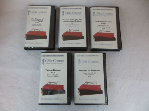 LOT OF 5 ANCIENT EGYPT & ROMAN HISTORY Great Courses Teaching Company