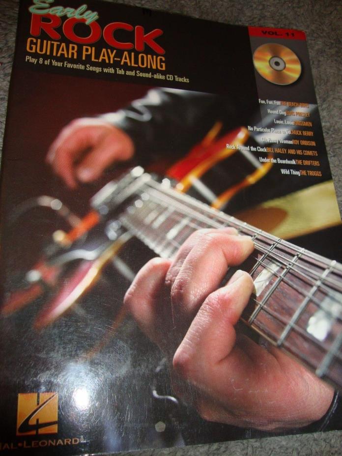 EARLY ROCK GUITAR PLAY-ALONG - HAL LEONARD Includes CD!    A002