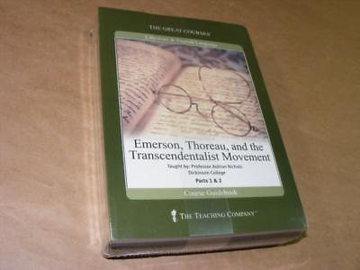 NEW The Great Courses Emerson Thoreau & the Transcendentalist Movement CDs