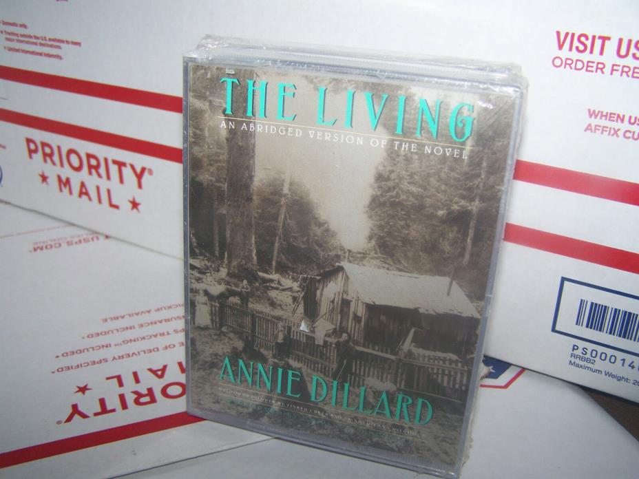 The Living by Annie Dillard (Cassette, Abridged) 4 CASSETTES NEW AND SEALED!