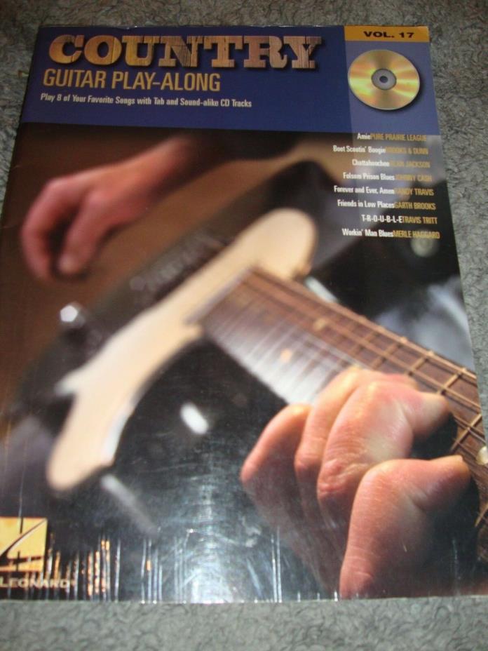 Country: Guitar Play-Along Volume 17: By Hal Leonard Corp. Includes CD!     A002