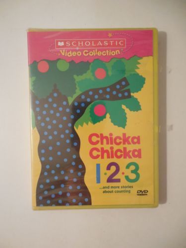 Scholastic Audio Video Books on DVD Chicka Chicka 1 - 2 - 3 and Others