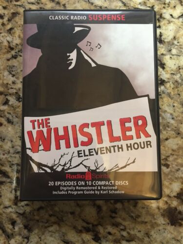 Classic Radio Suspense The Whistler Eleventh Hour Audio CD 20 Episodes Old Time