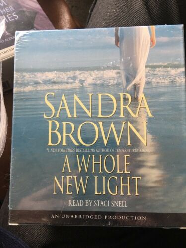 Sandra Brown A Whole New Light 4 Cd Unabridged Audiobook NIB