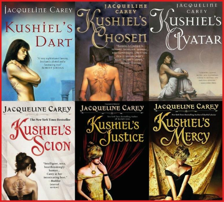6 AUDIOBOOKS –  Kushiel's Legacy by Jacqueline Carey MP3-DVD