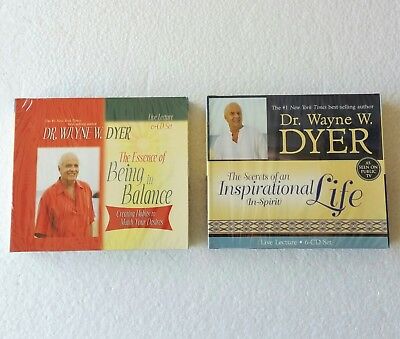 Dr. Wayne W. Dyer 2 6CD Sets Sealed Secrets Inspirational Life Essence - Balance