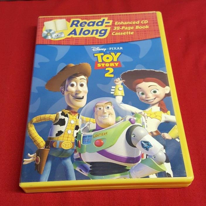 Read-Along Toy Story 2 Enhanced CD, Cassette 32-Page Book Disney Pixar