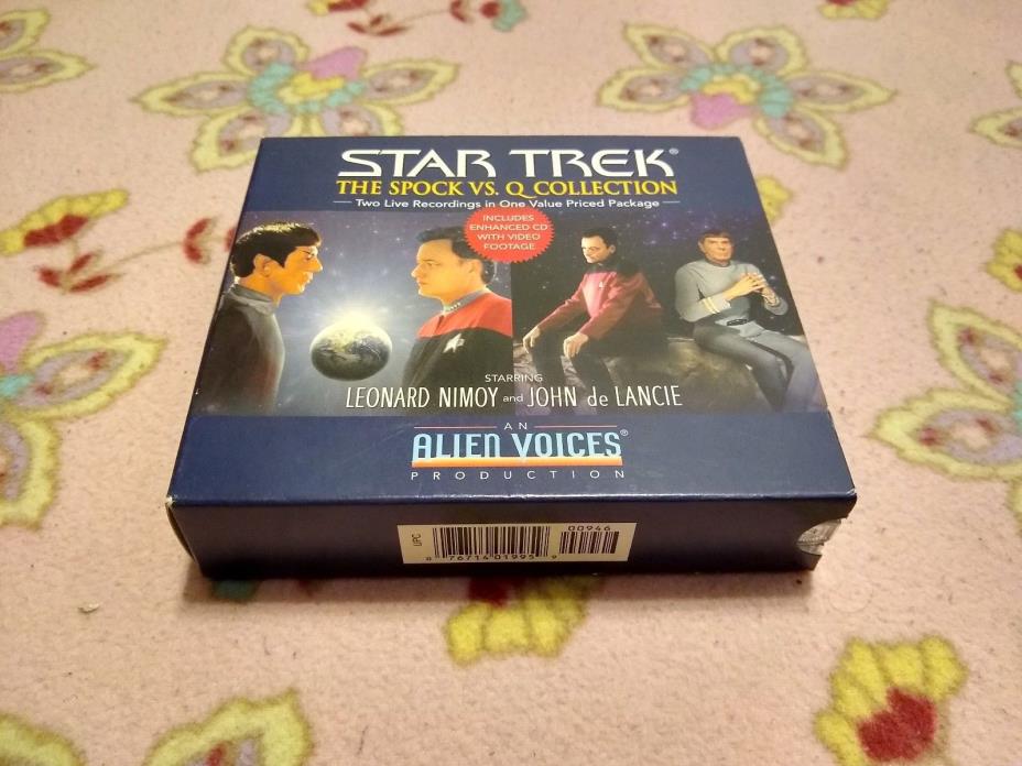 Star Trek The Spock vs. Q Collection Alien Voices & The Sequel / Nimoy & Lancie