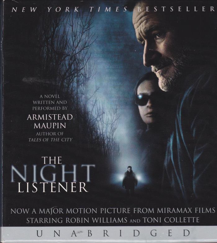 The Night Listener by Armistead Maupin (2006, CD, Movie Tie-In)
