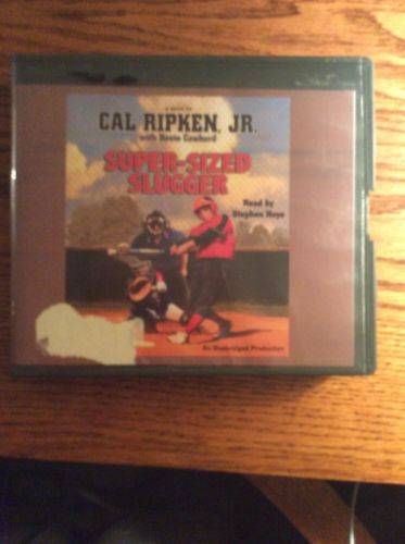 Super sized Slugger Cal Ripken jr book on CD 4 discs childrens baseball Unab