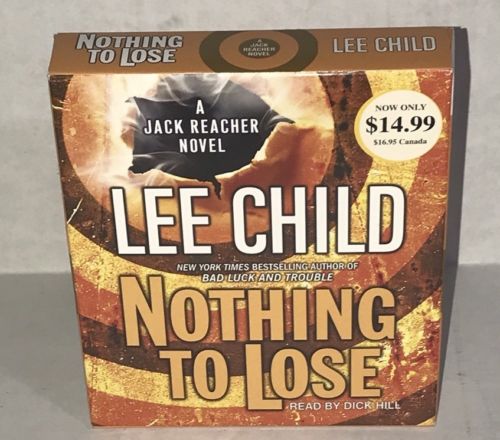 NOTHING TO LOSE by LEE CHILD ~ Random House CD AUDIOBOOK-Near Mint Very Clean
