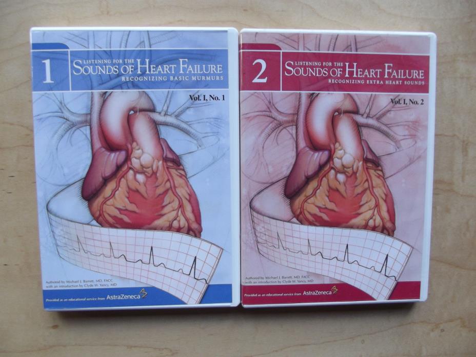 Listening for the Sounds of Heart Failure Vol. 1  & 2 (Audio CD) AstraZeneca