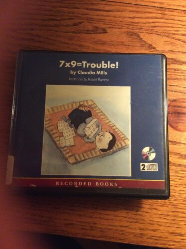 7x9=Trouble Claudia Mills book on CD two discs Persistance Multiplication tables