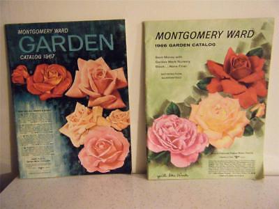 2 Montgomery Ward Garden Catalogs  1966  & 1967