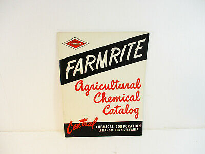 Farmrite Agricultural Chemical Catalog Central Chemical Corp. Lebanon Pa