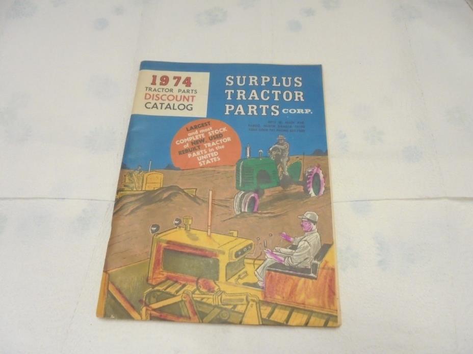 1974 tractor parts discount catalog surplus tractor parts fargo north dakota