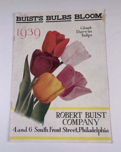 Robert Built  Seed Catalog Philadelphia PA 1939