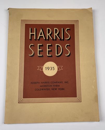 Harris Seeds 1935 Catalog Coldwater NY