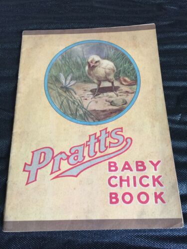 Antique PRATTS Baby Chick Poultry Pamphlet Book Advertising