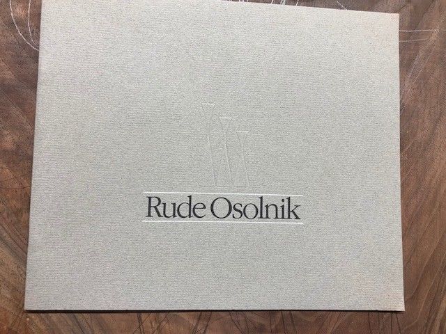 Rude Osolnik Retrospective Southern Highlands Guild 1991 Catalog