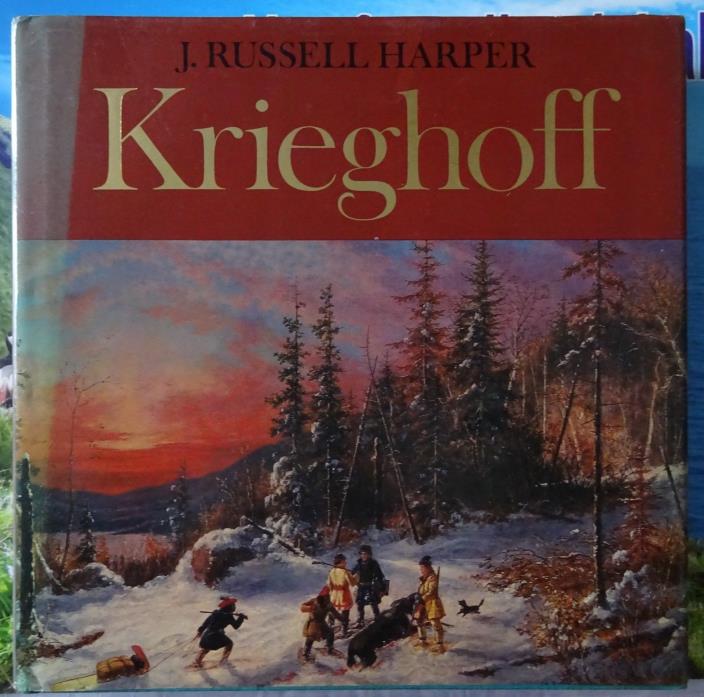 Krieghoff Hardcover Canadian Art Book with Dust Jacket