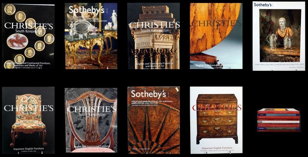 9 CHRISTIES SOTHEBY ENGLISH FURNITURE  Auction Catalogs B-27
