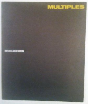Multiples by Hirschl & Adler Modern, Dan Cameron Art Exhibition Catalog VGC