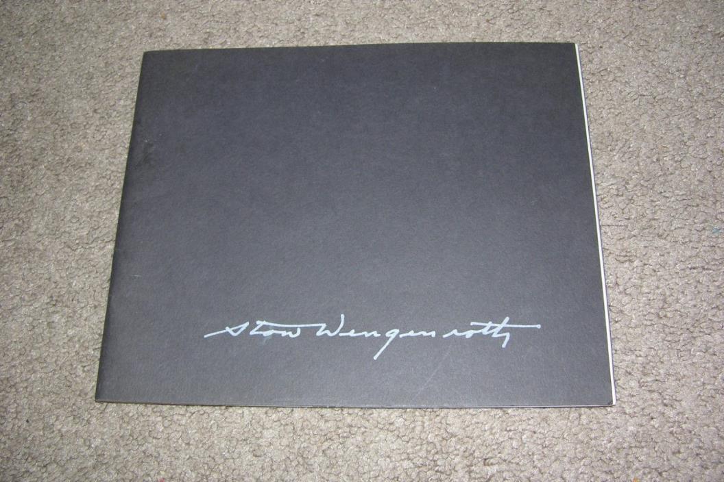 1968 Exhibition Catalog Stow Wengenroth, Lithographs & Drawings, ME Artist
