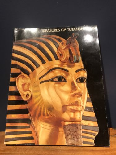 Treasures of Tutankhamun 1976 Exhibition Catalog, Soft Cover Pre Owned
