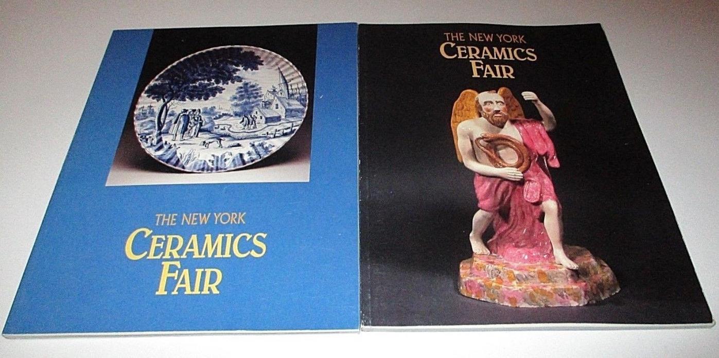 The New York Ceramics Fair Catalog 2000 & 2005 Art Glass Murano Ads Guide Book
