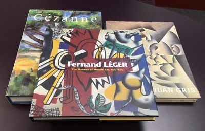 Three art books Cezanne, Leger and Gris; rarely if ever looked at, excellent