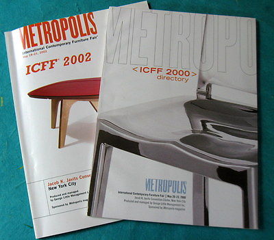 2 ICFF 2000/02 DIRECTORIES International Contemporary Furniture Fair VENDOR INFO