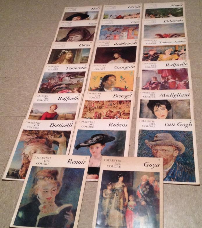 Goya VanGogh Durer Rembrandt Monet Lautrec MILANO ITALY 1964 LOT OF 20 VTG BOOKS