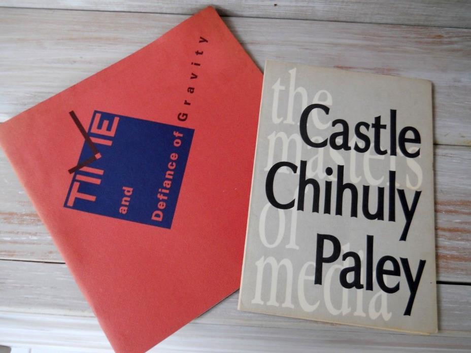 Wendell Castle Time and Defiance of Gravity 1986 / Chihuly Paley Castle Brochure