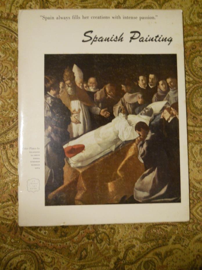 Vintage Spanish Art Paintings Book From El Greca to Goya